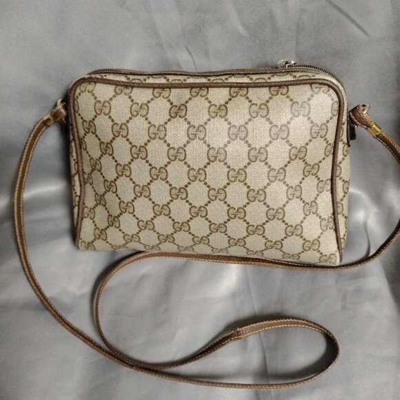 ❤️Vintage GUCCI Ophidia Web GG Supreme Crossbody Bag Purse - Picture 3 of 8